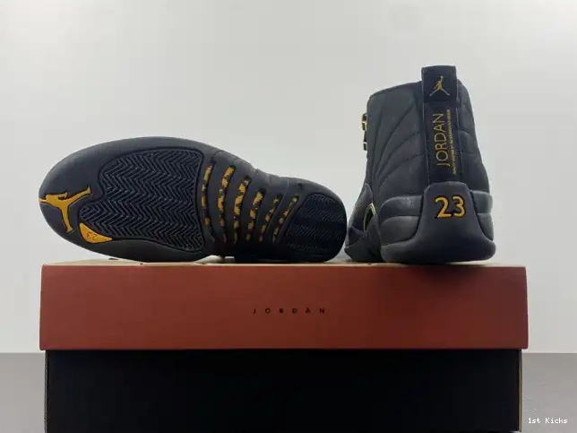 1st Kicks Black Air 12 Jordan Taxi CT8013-071 0516
